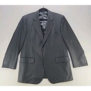 Brooks Brothers Golden Fleece Hand Tailor Loro Piana Super 120 Black Blazer 43R